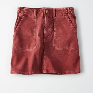 AEO High Waisted A-Line Corduroy Skirt- Size 18